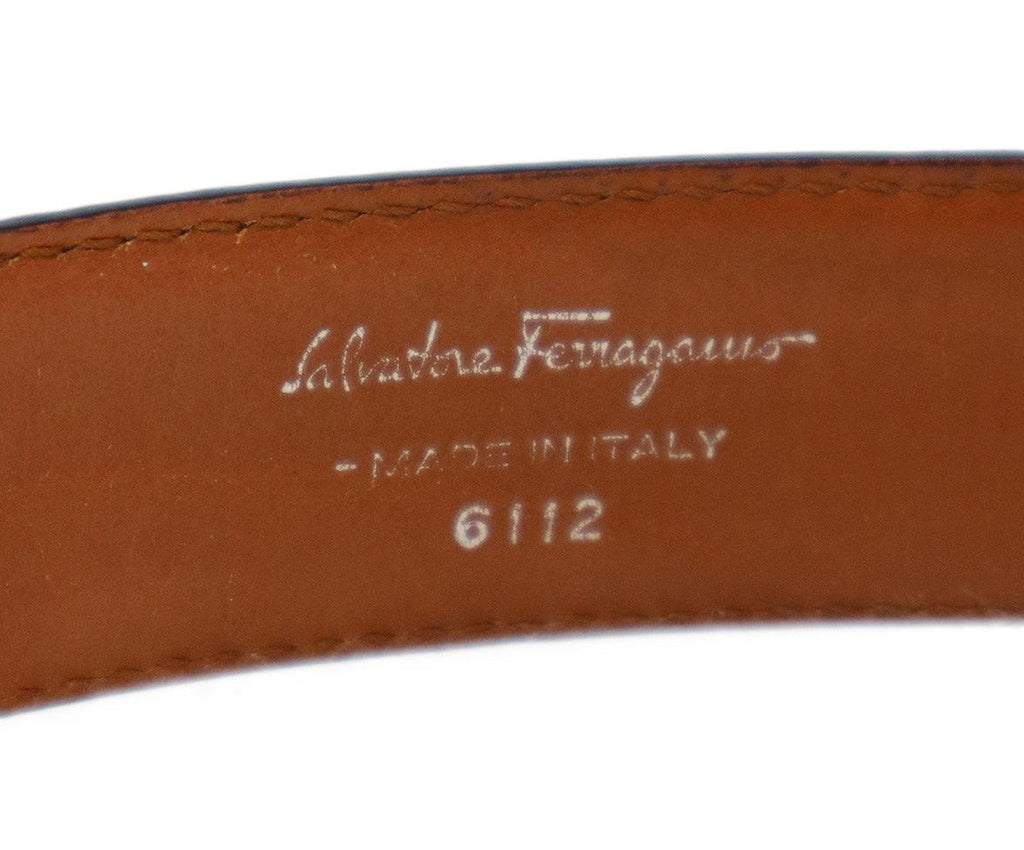 Ferragamo Brown Leather Belt - Michael's Consignment NYC