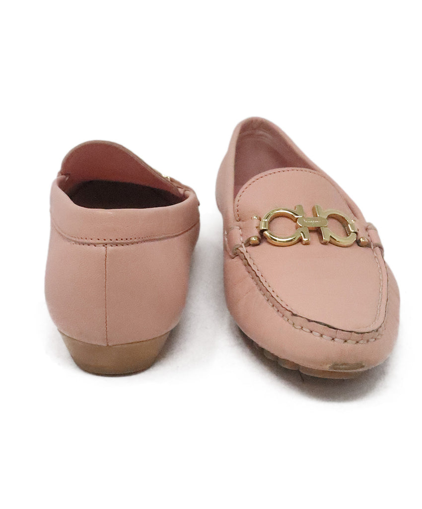 Ferragamo Pink Leather Loafers 2