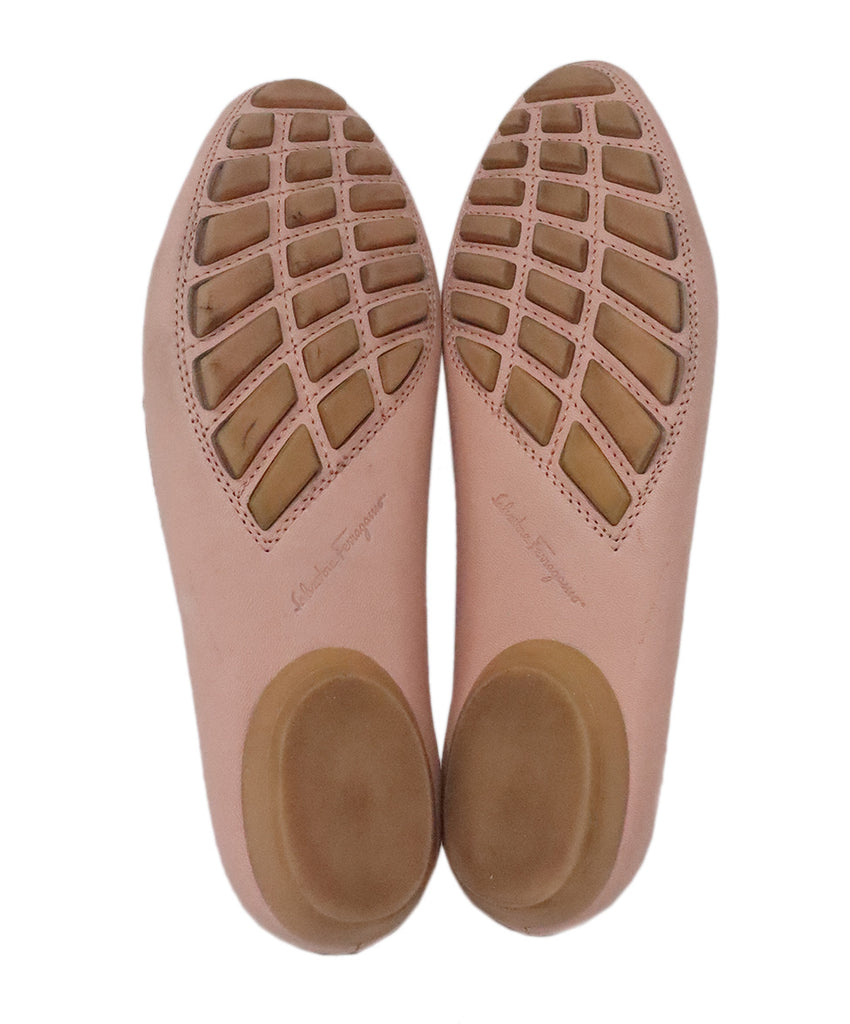 Ferragamo Pink Leather Loafers 4