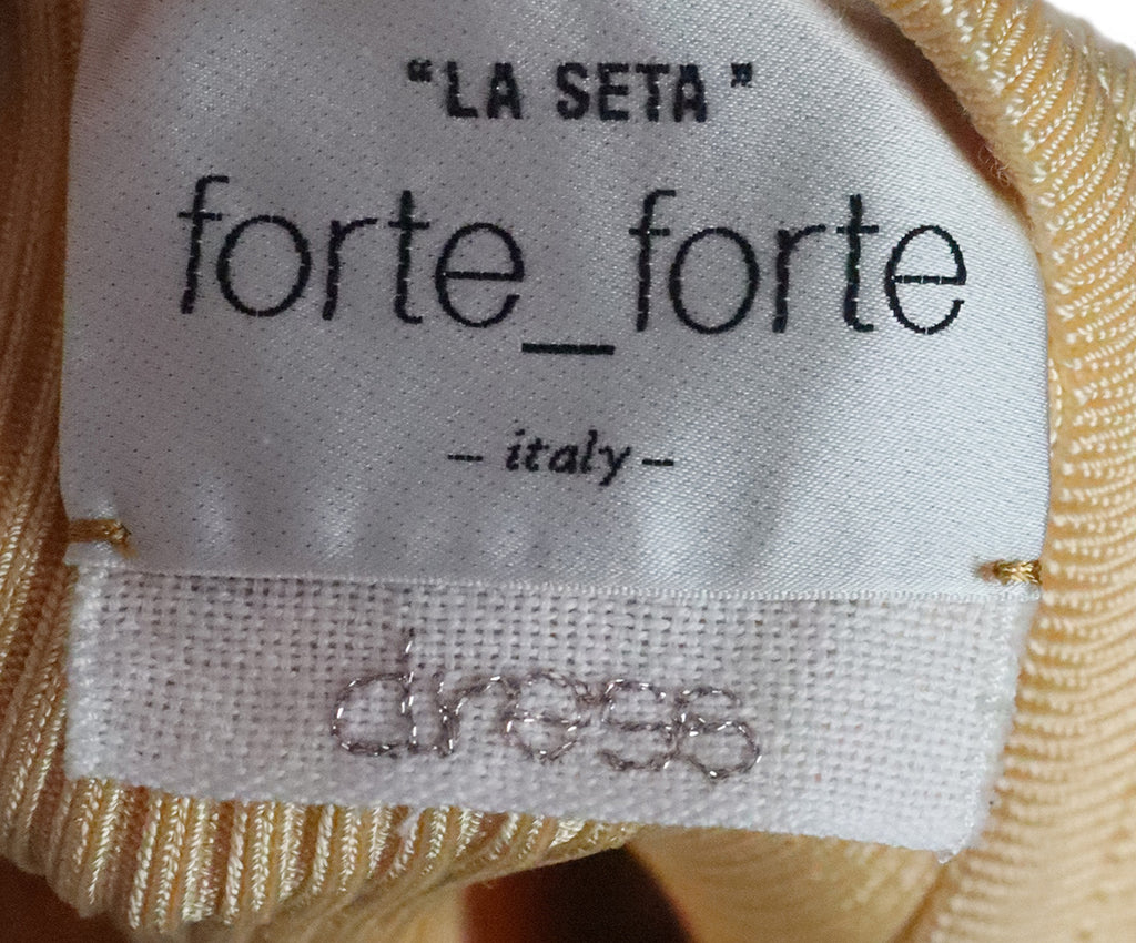 Forte Forte Yellow Silk Dress 3