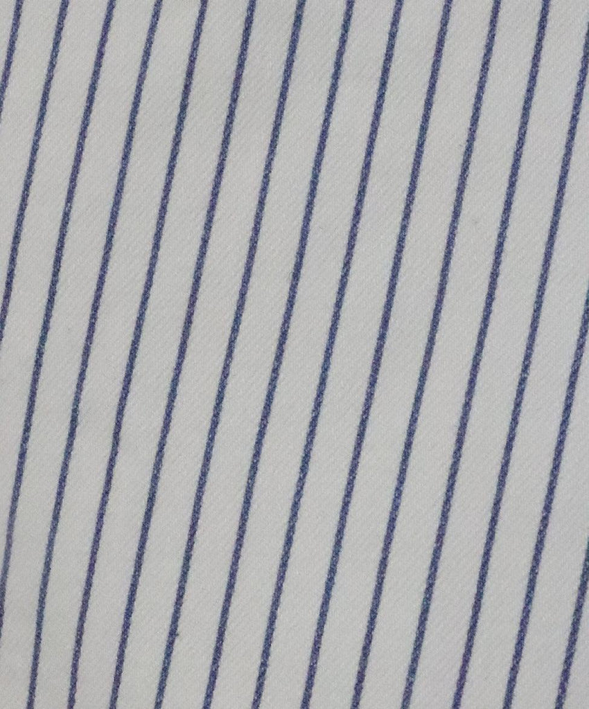 Frame Blue & White Striped Pants 3