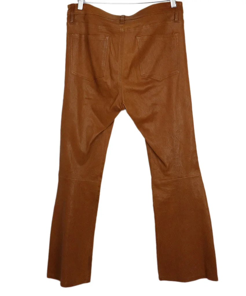 Frame Brown Leather Pants sz 10 - Michael's Consignment NYC