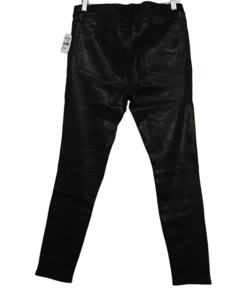 Frame Black Leather Pants sz 12 - Michael's Consignment NYC