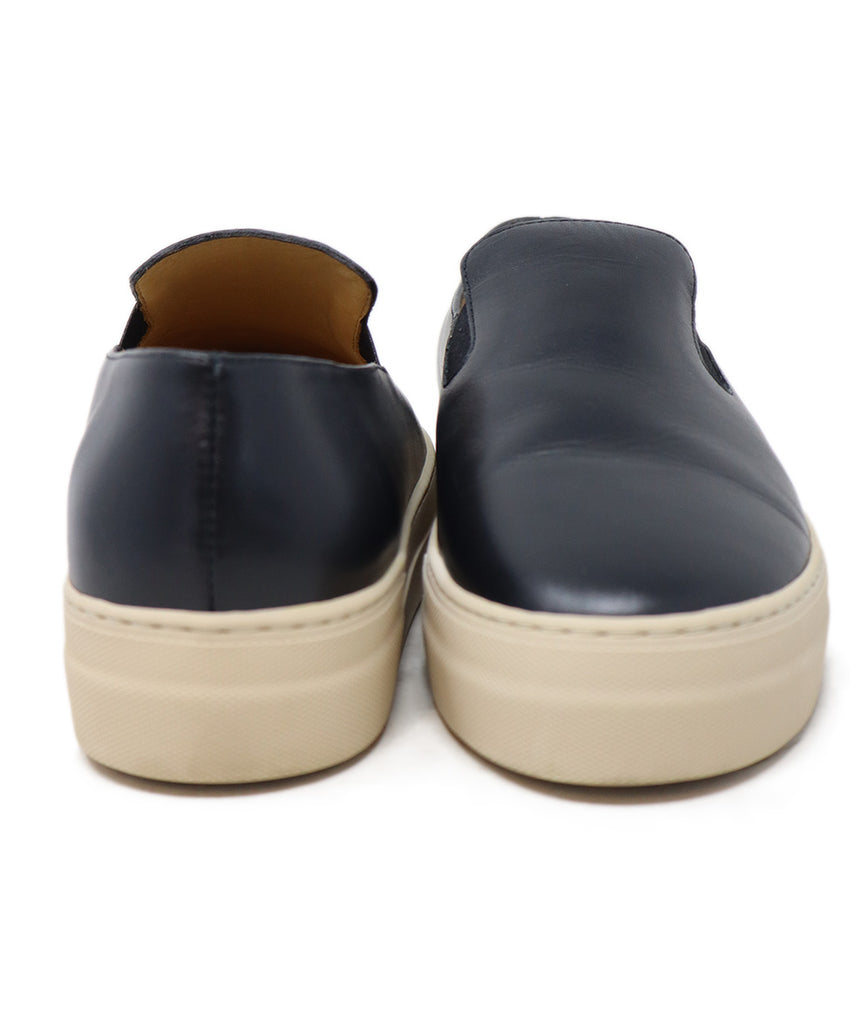Frame Black Leather Platform Sneakers 2