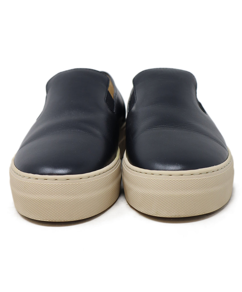 Frame Black Leather Platform Sneakers 3