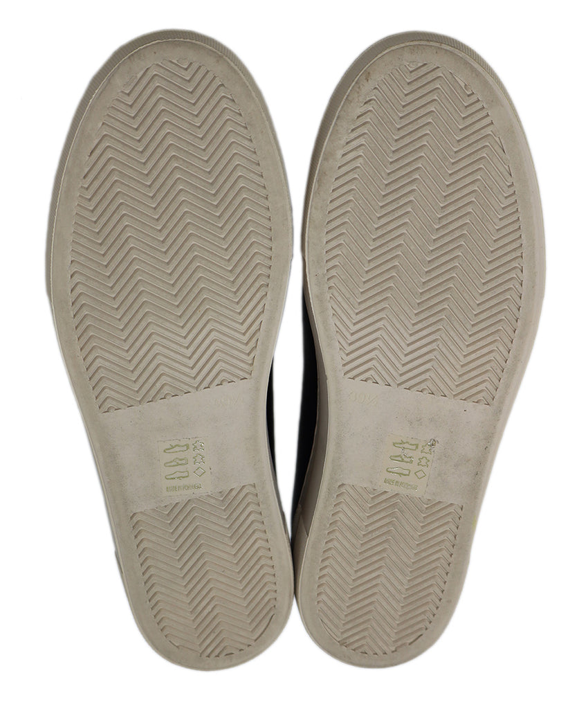 Frame Black Leather Platform Sneakers 4