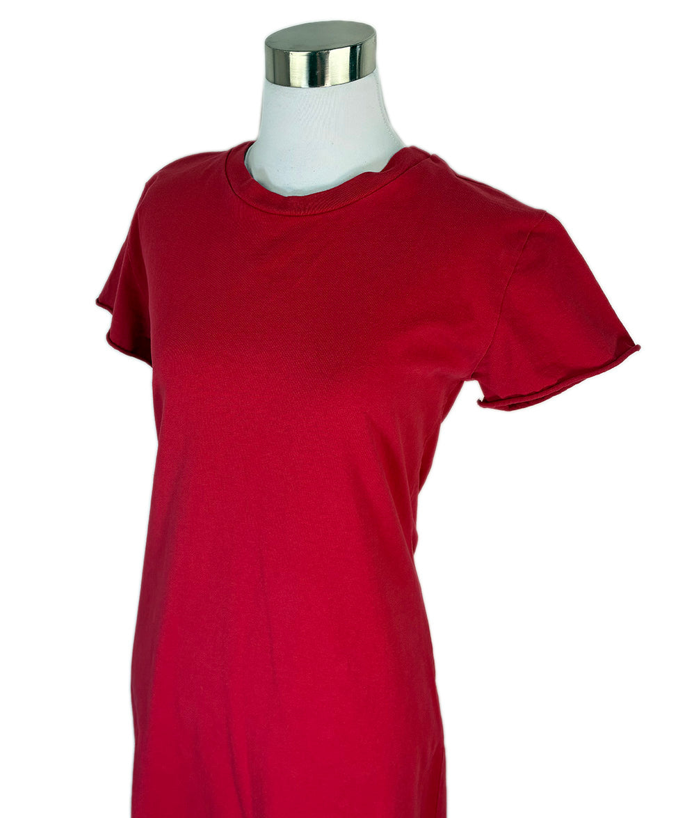 Frank & Eileen Long Red Cotton Dress sz 4 l Michael's Luxury Consignment   Michael's Consignment NYC