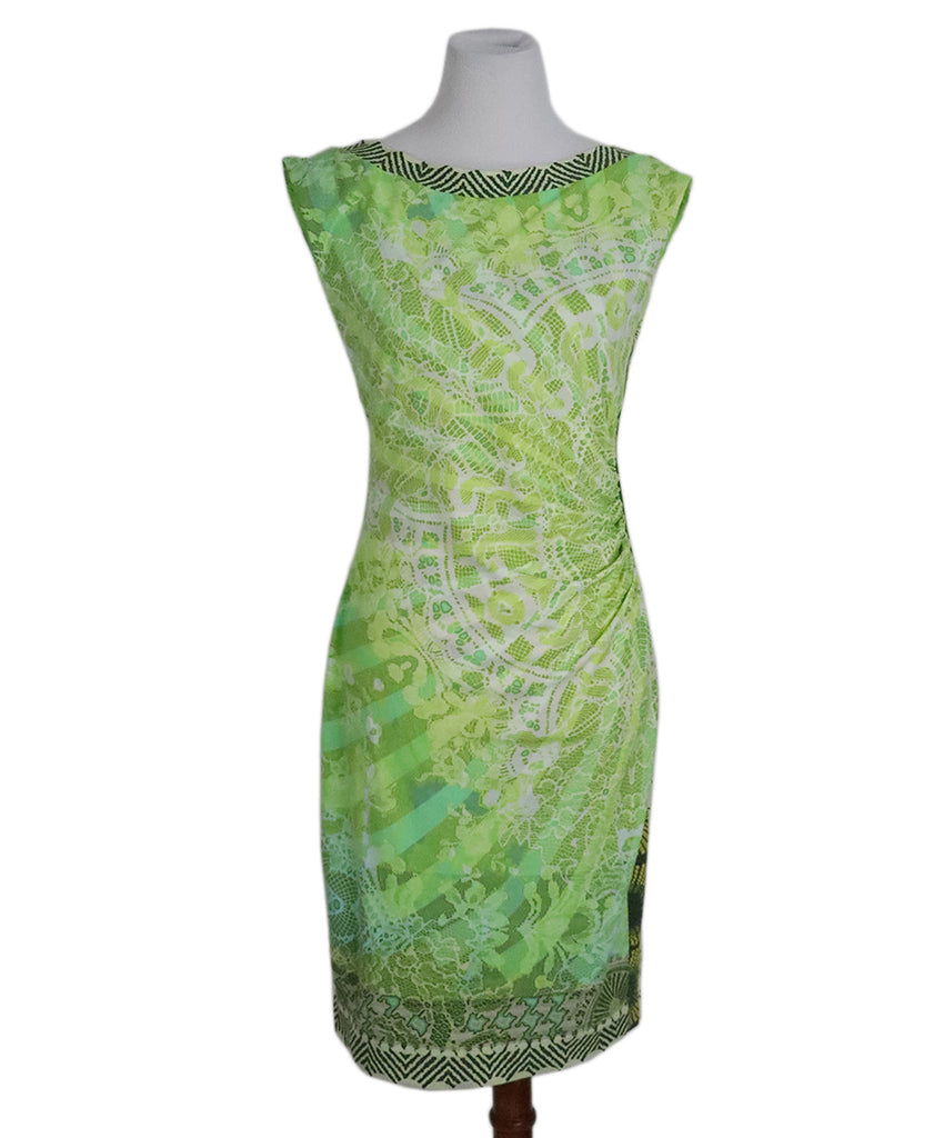 Fuzzi Green Viscose Dress 