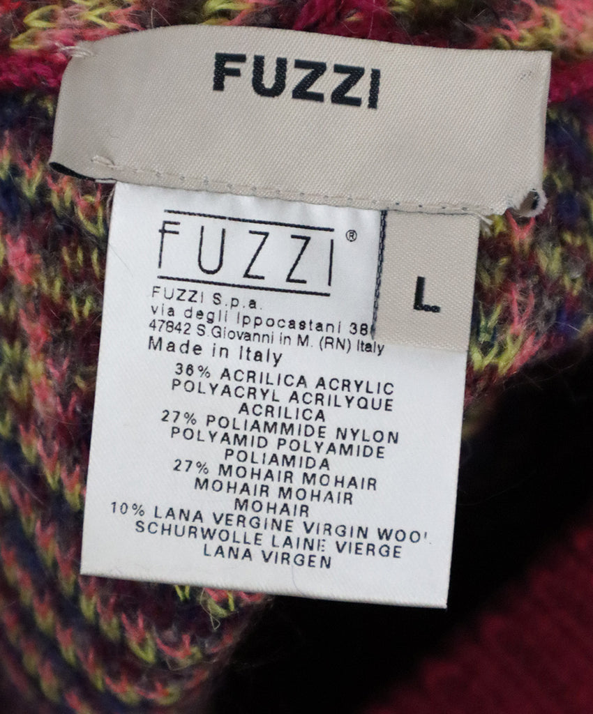 Fuzzi Multicolor Plaid Hoodie sz 8 - Michael's Consignment NYC