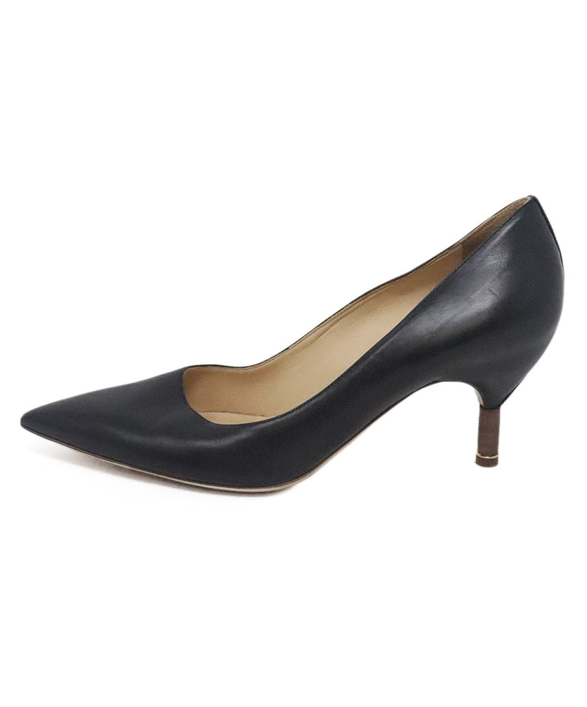 Gabriela Hearst Black Leather Heels 1
