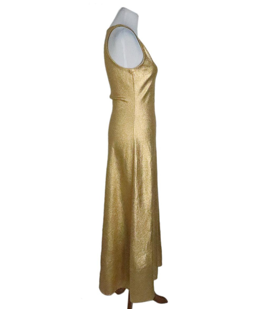 Gabriela Hearst Gold Merino Wool Dress sz 6 - Michael's Consignment NYC