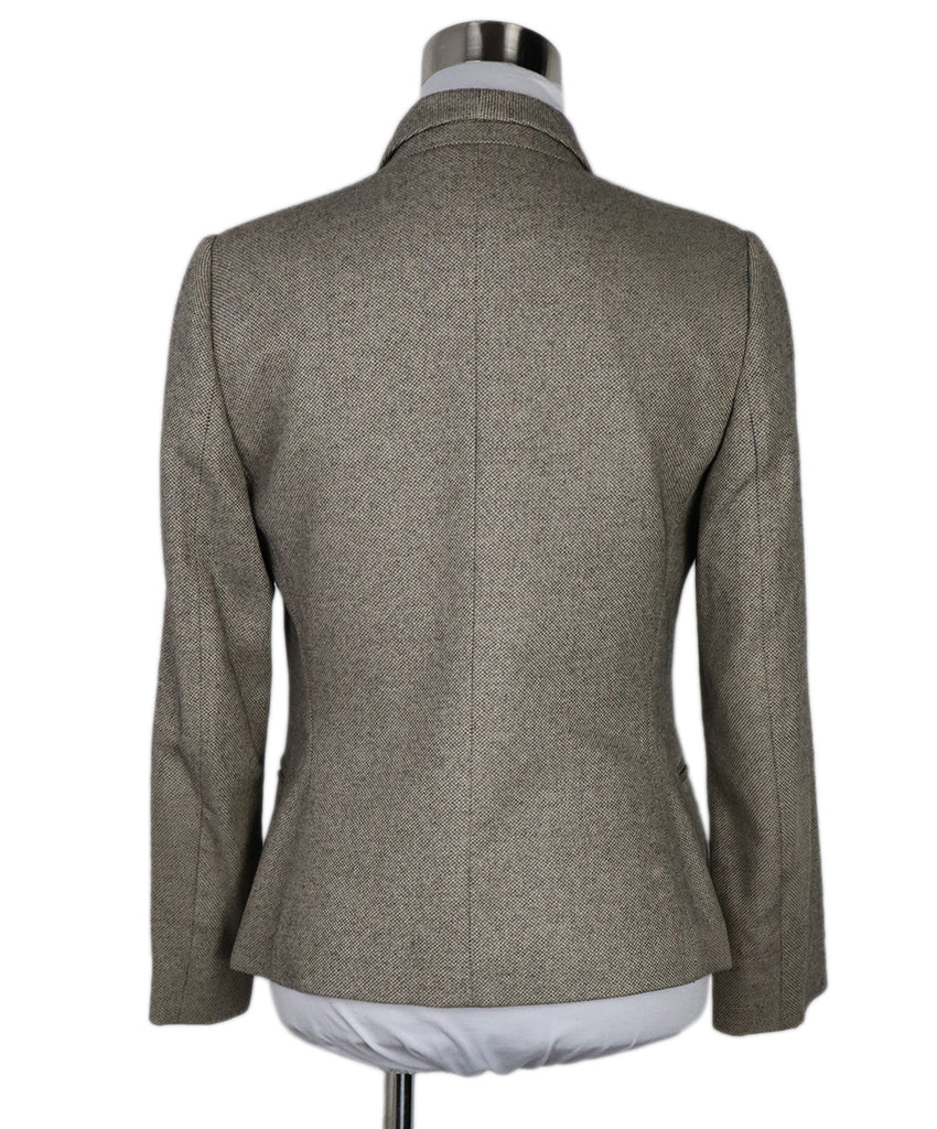 Giorgio Armani Grey Silk & Cashmere Blazer 2