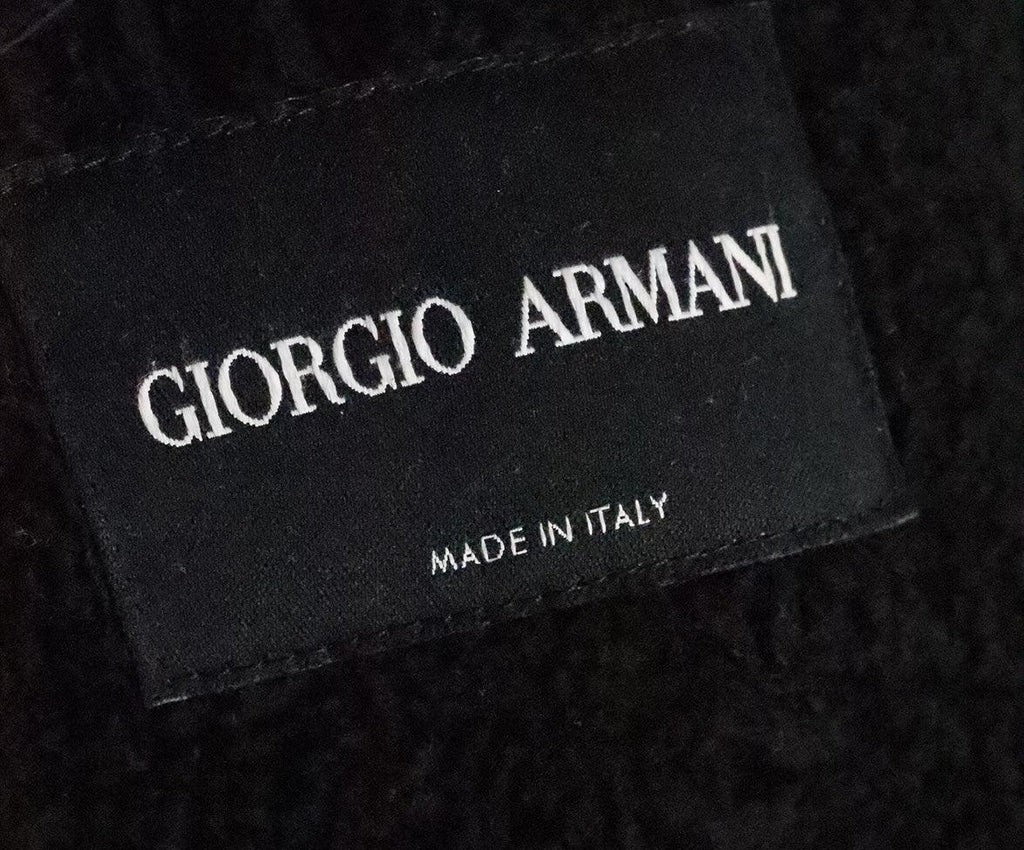 Giorgio Armani Navy Wool & Lamb Jacket sz 4 - Michael's Consignment NYC