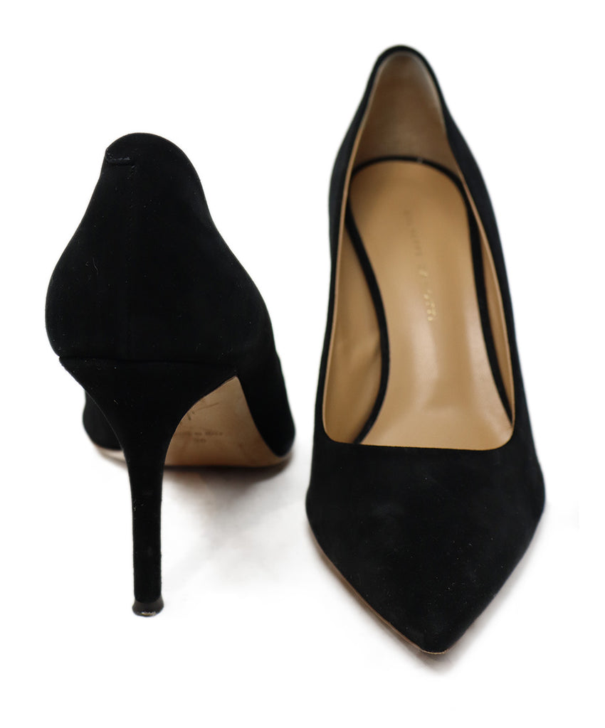Giuseppe Zanotti Black Suede Heels 2