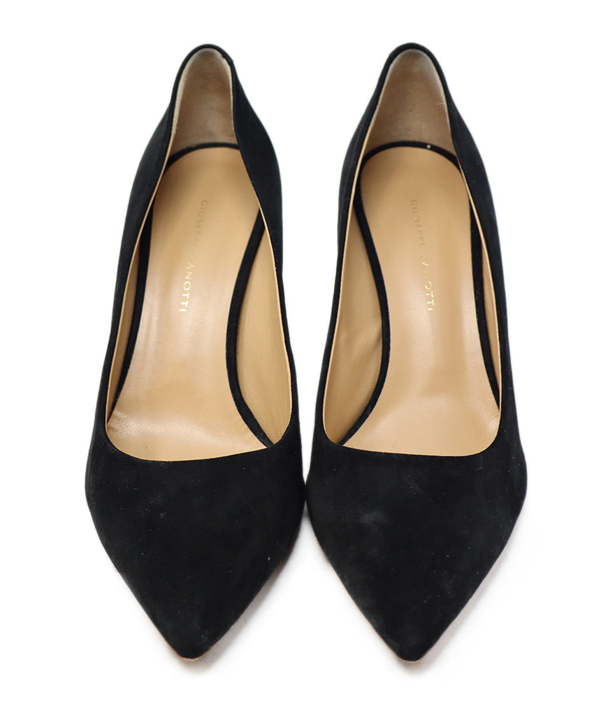 Giuseppe Zanotti Black Suede Heels 3