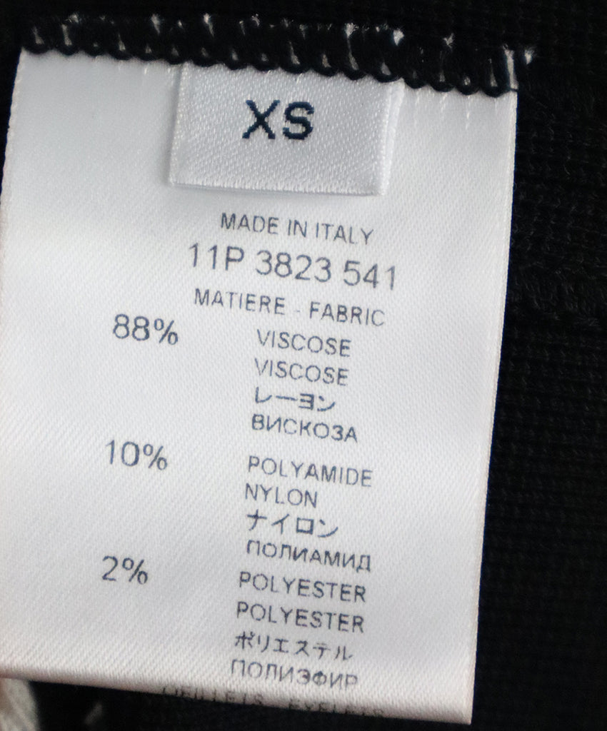 Givenchy Black & White Lace Trim Cardigan 4