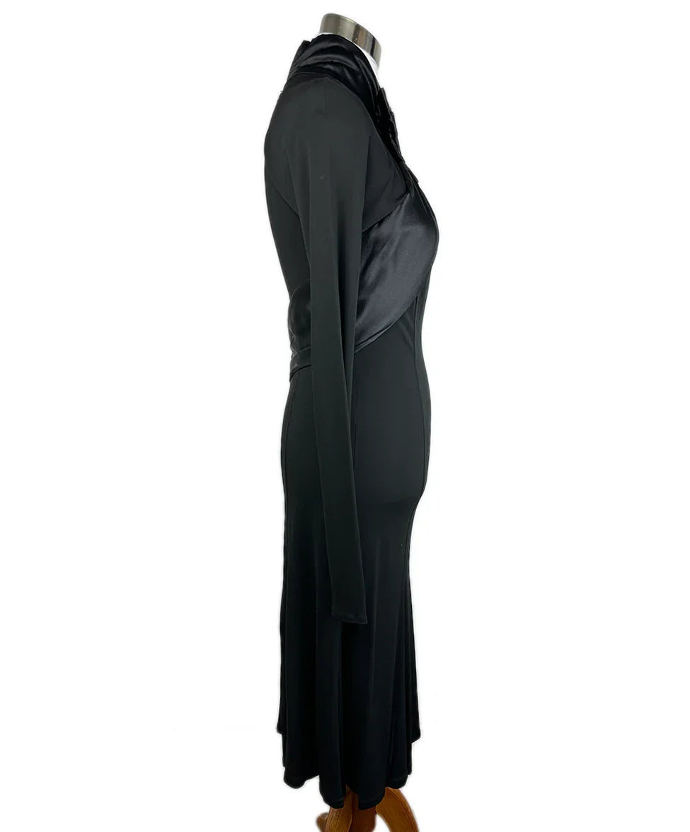 Givenchy Black Silk Blend Longsleeve Dress sz 4 l Michael's Luxury  Consignment – Michael's Consignment NYC