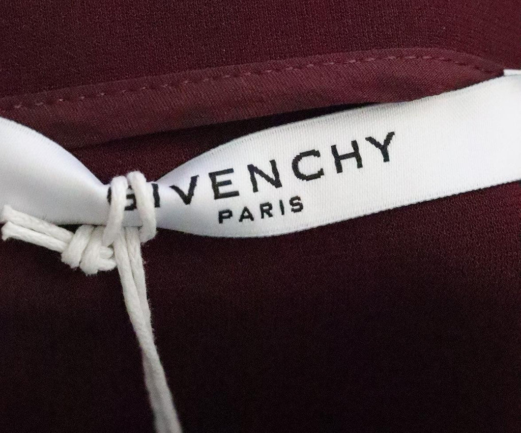 Givenchy Burgundy Zipper Trim Skirt sz 0 - Michael's Consignment NYC