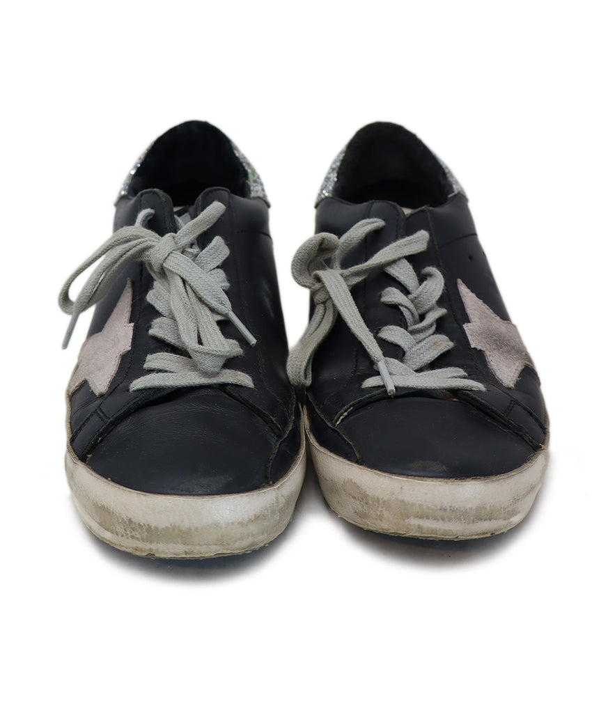 Golden Goose Black Leather Sneakers 3