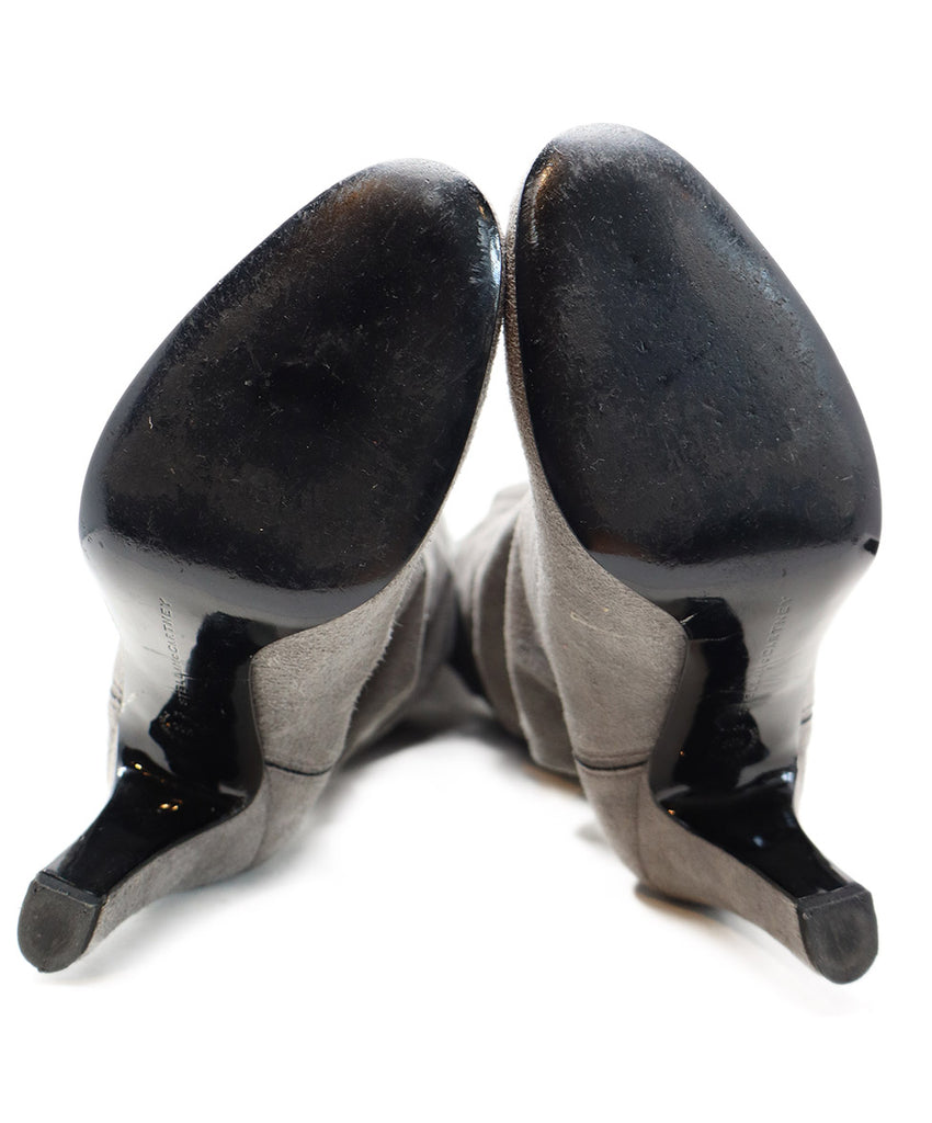 Stella McCartney Grey Vegan Leather Boots 4