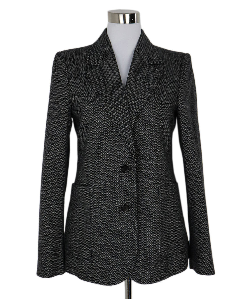 Gucci B&W Wool Blazer 