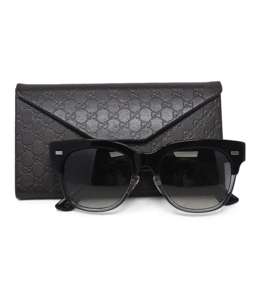 Gucci Black Plastic Sunglasses 6