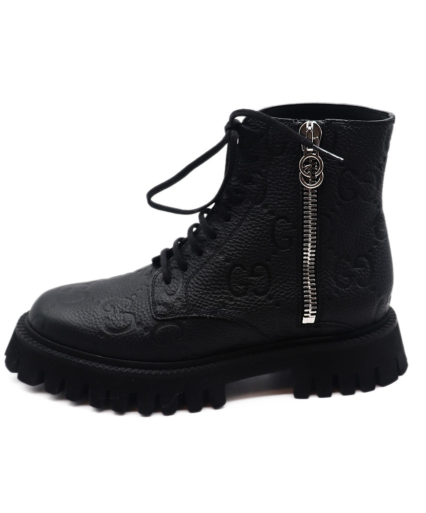 Gucci Black Combat Boot 1
