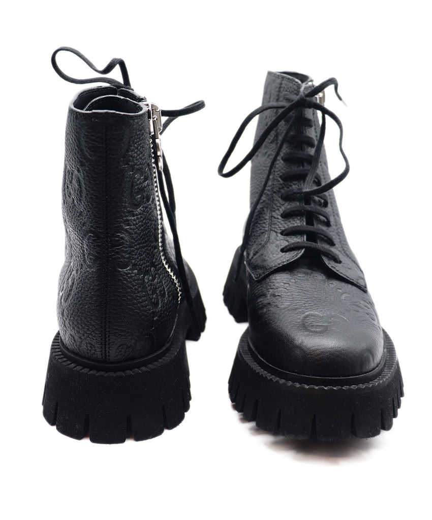 Gucci Black Combat Boot 2
