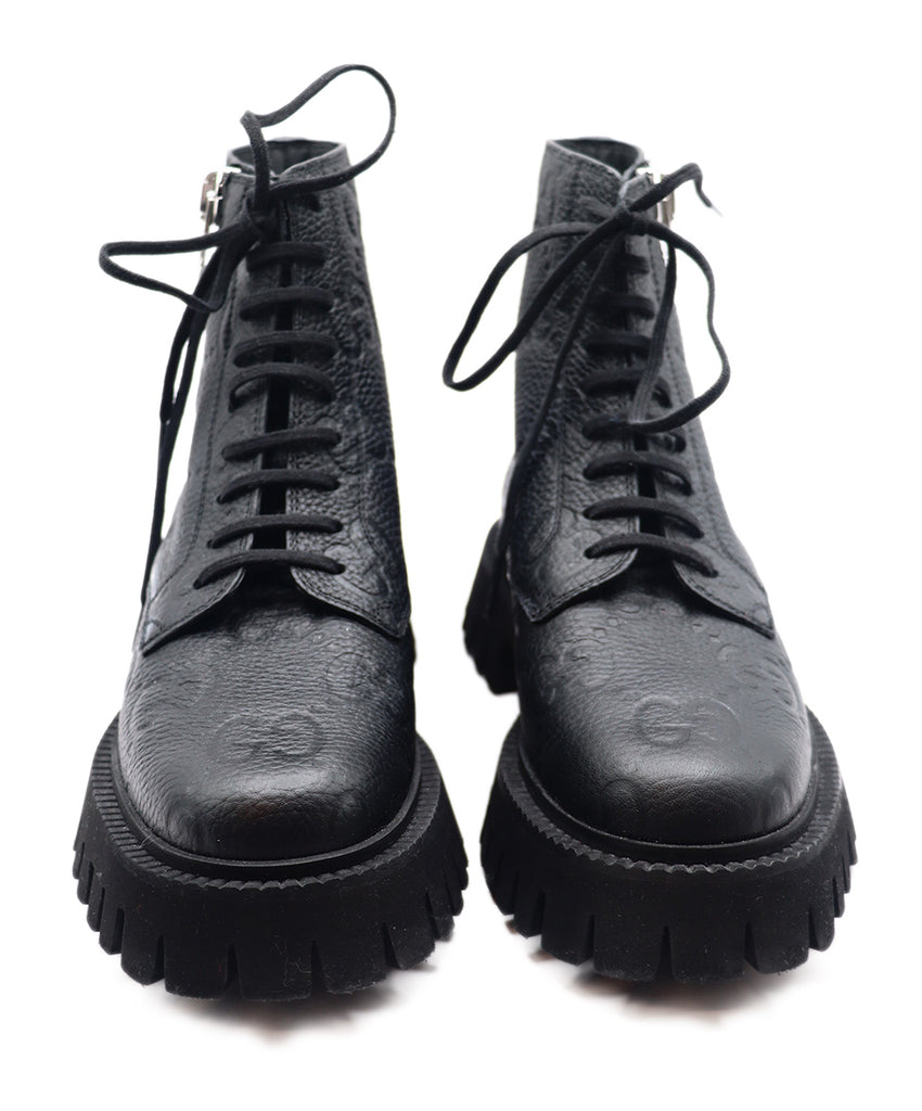 Gucci Black Combat Boot 3