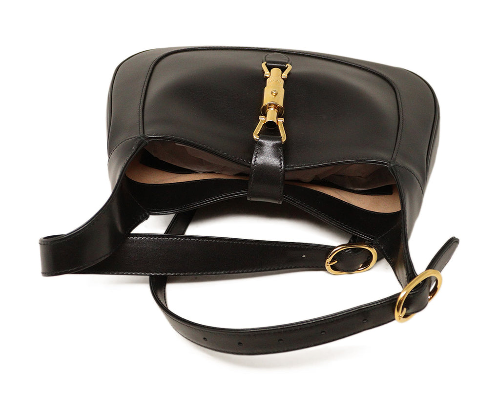 Gucci Black Leather Shoulder Bag 4