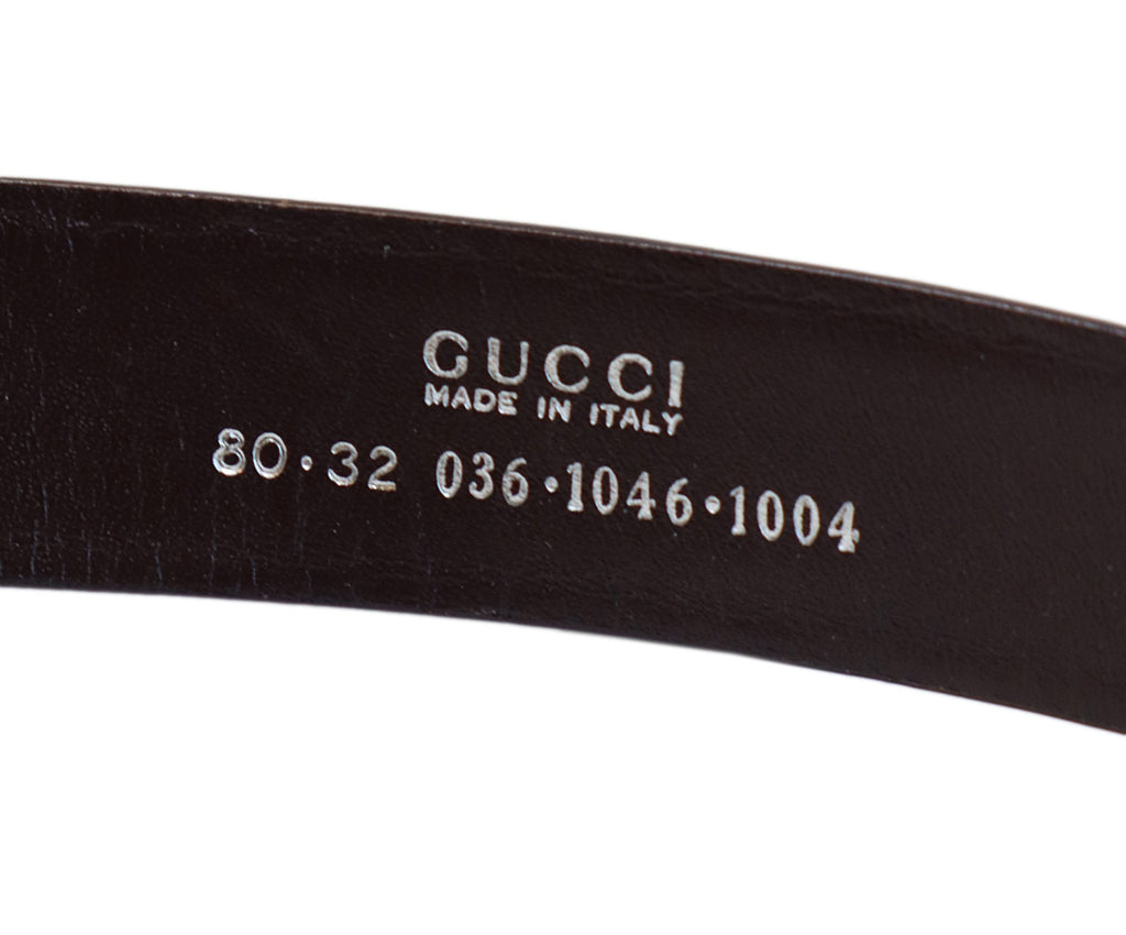 Gucci Brown Patent Belt 2