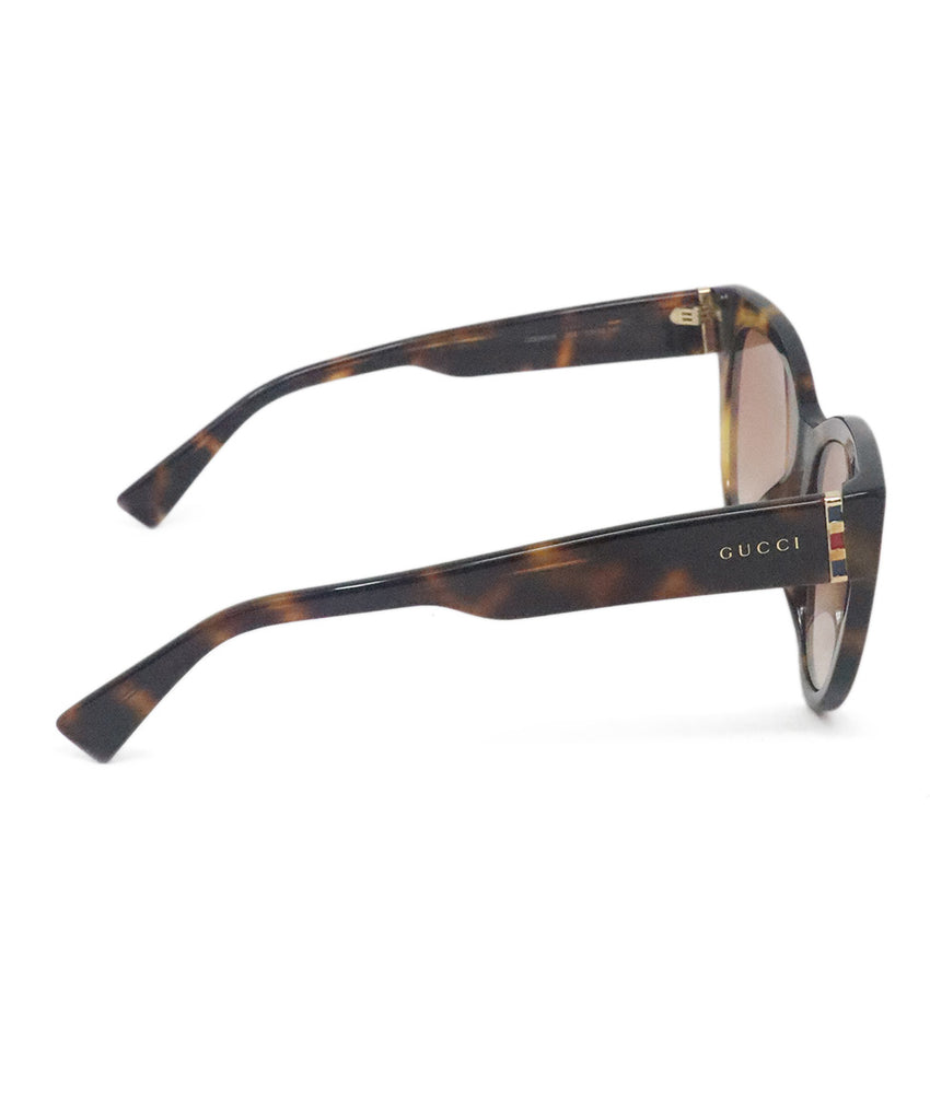 Gucci Brown Tortoise Shell Sunglasses 1