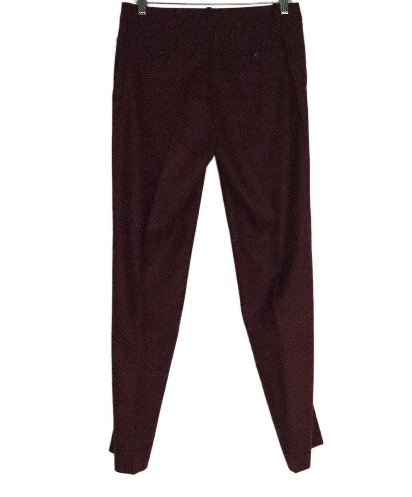 Gucci Burgundy Wool Pants sz 4 - Michael's Consignment NYC