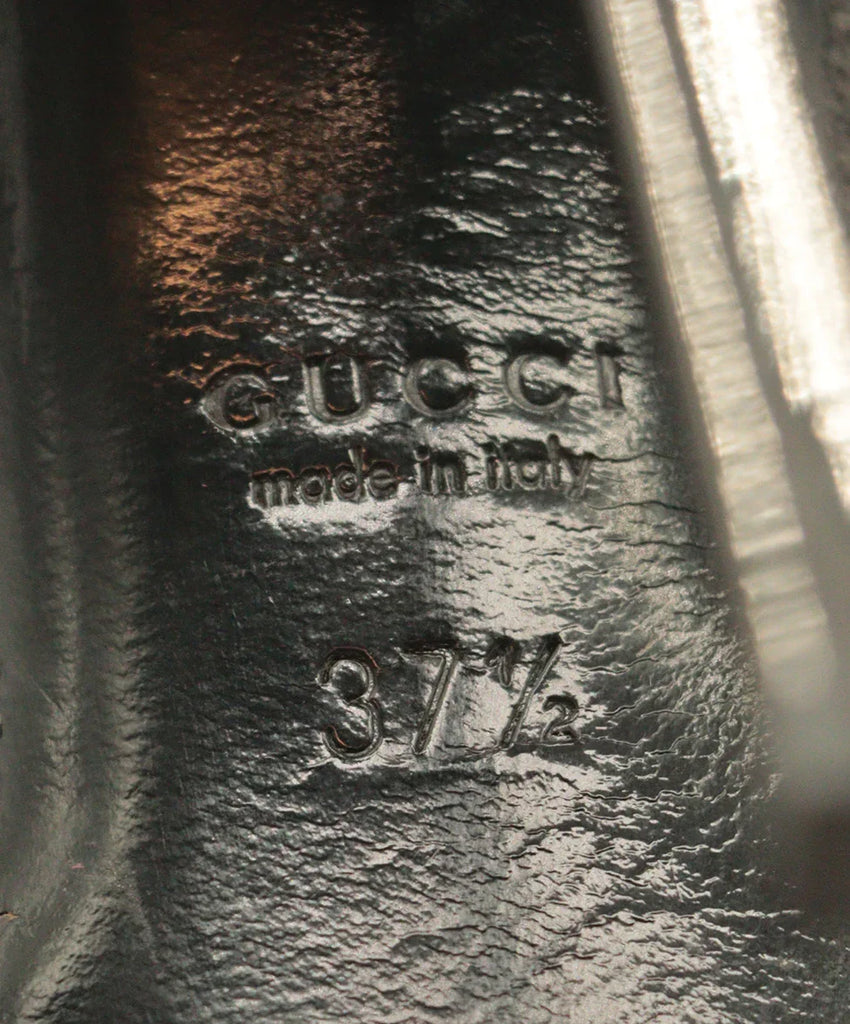 Gucci Grey Suede Zipper Trim Platform Heels sz 7 - Michael's Consignment NYC