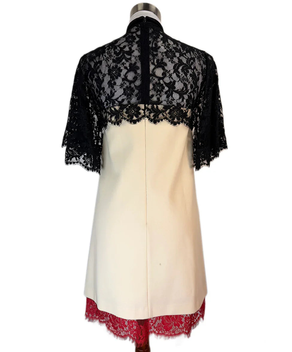 Gucci Ivory Dress w/ Black and Red Lace Trim sz4 l Michael's Luxury  Consignment – Michael's Consignment NYC