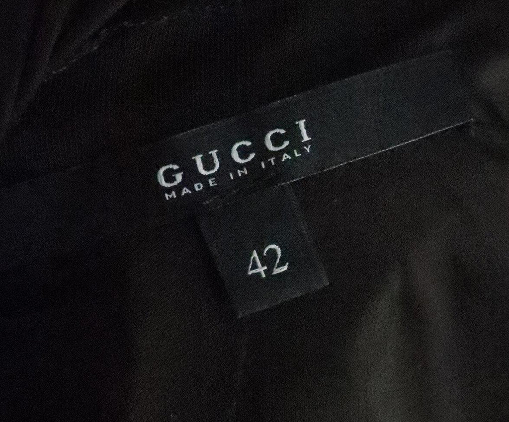Gucci Brown Silk Long Dress sz 6 - Michael's Consignment NYC