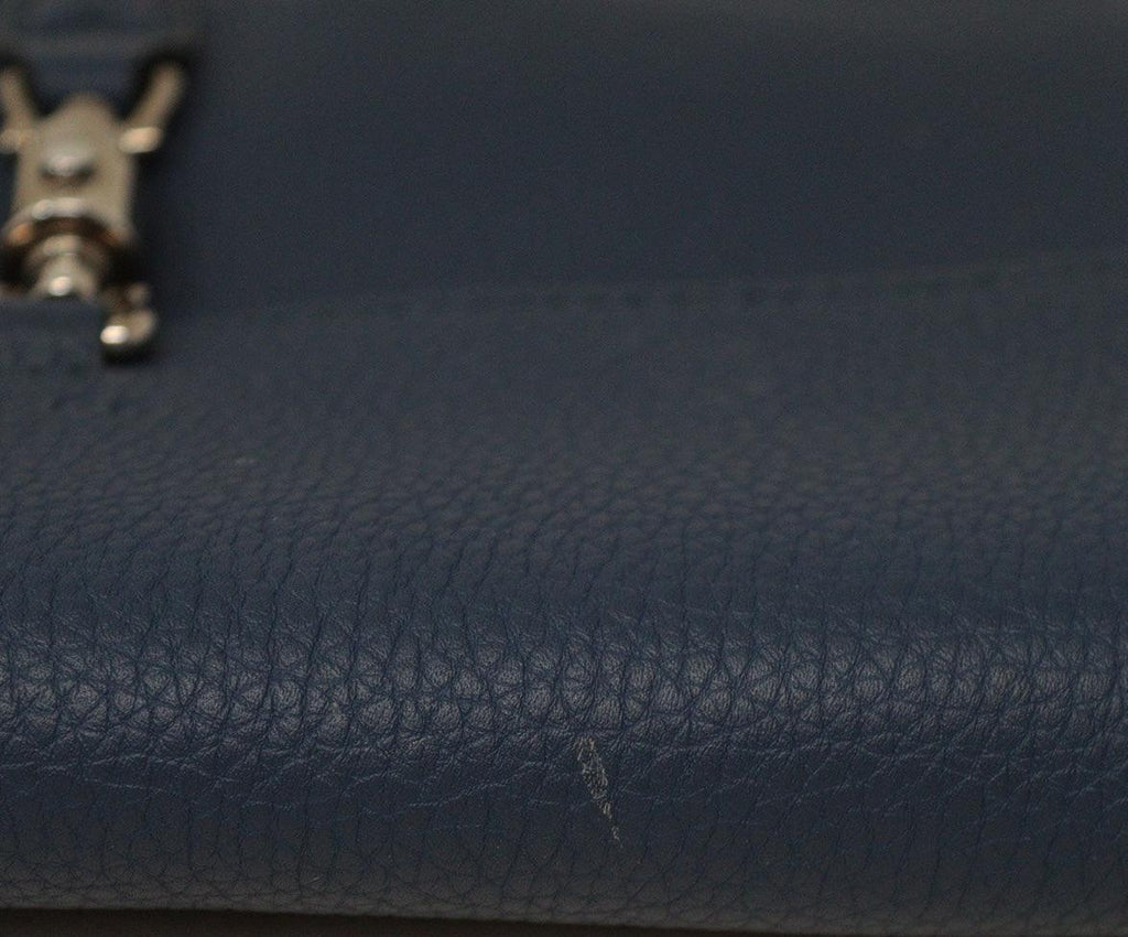 Gucci Navy Blue Leather Crossbody - Michael's Consignment NYC