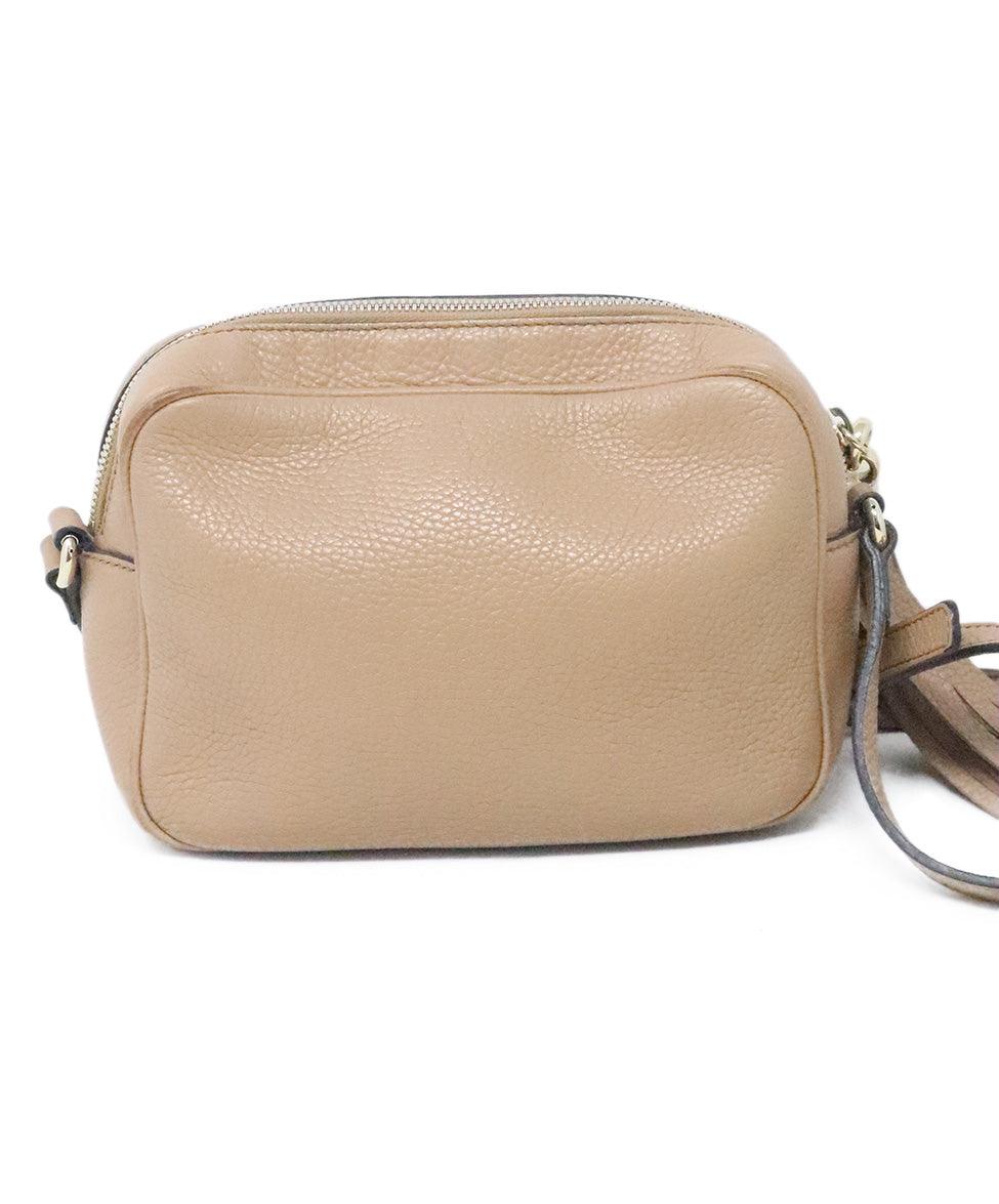 Neutral leather crossbody bag Clearance