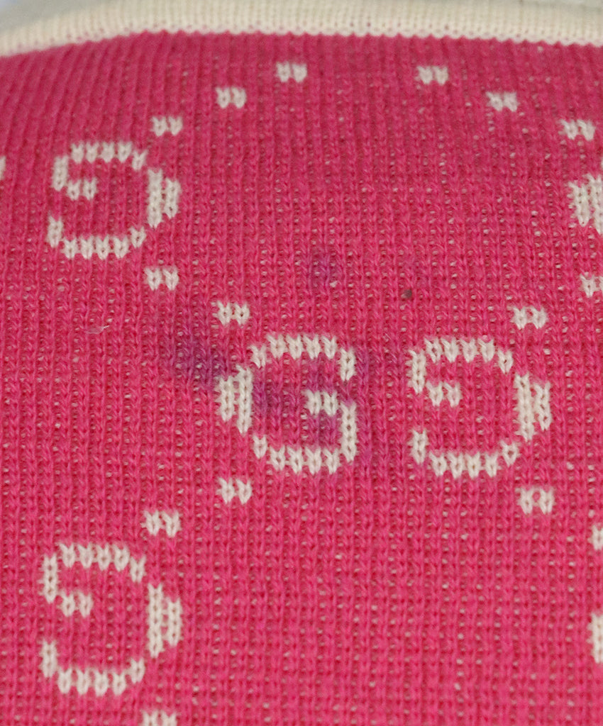 Gucci Pink & Beige Monogram Sweater 5