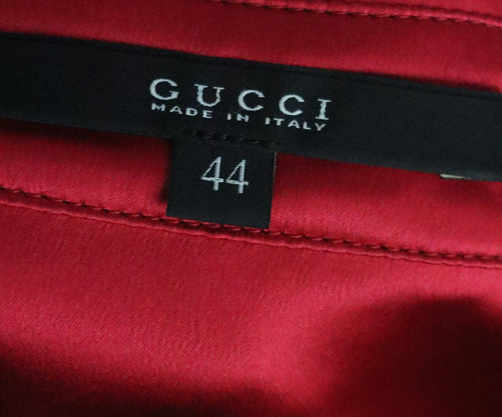 Gucci Red Silk Blouse 3