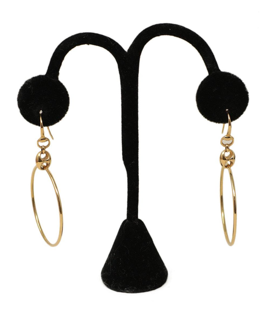 Gucci 18K Gold Hoop Earrings 