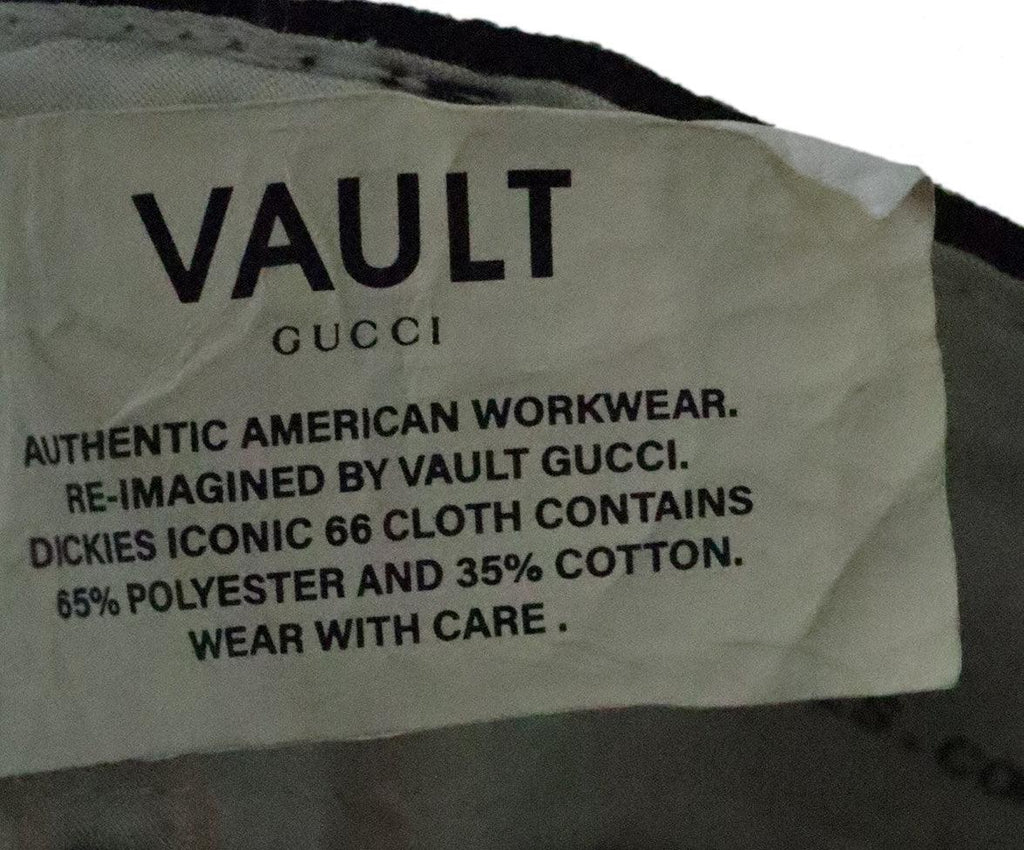 Gucci x Dickies Black Rhinestone Studded Pants sz 2 - Michael's Consignment NYC