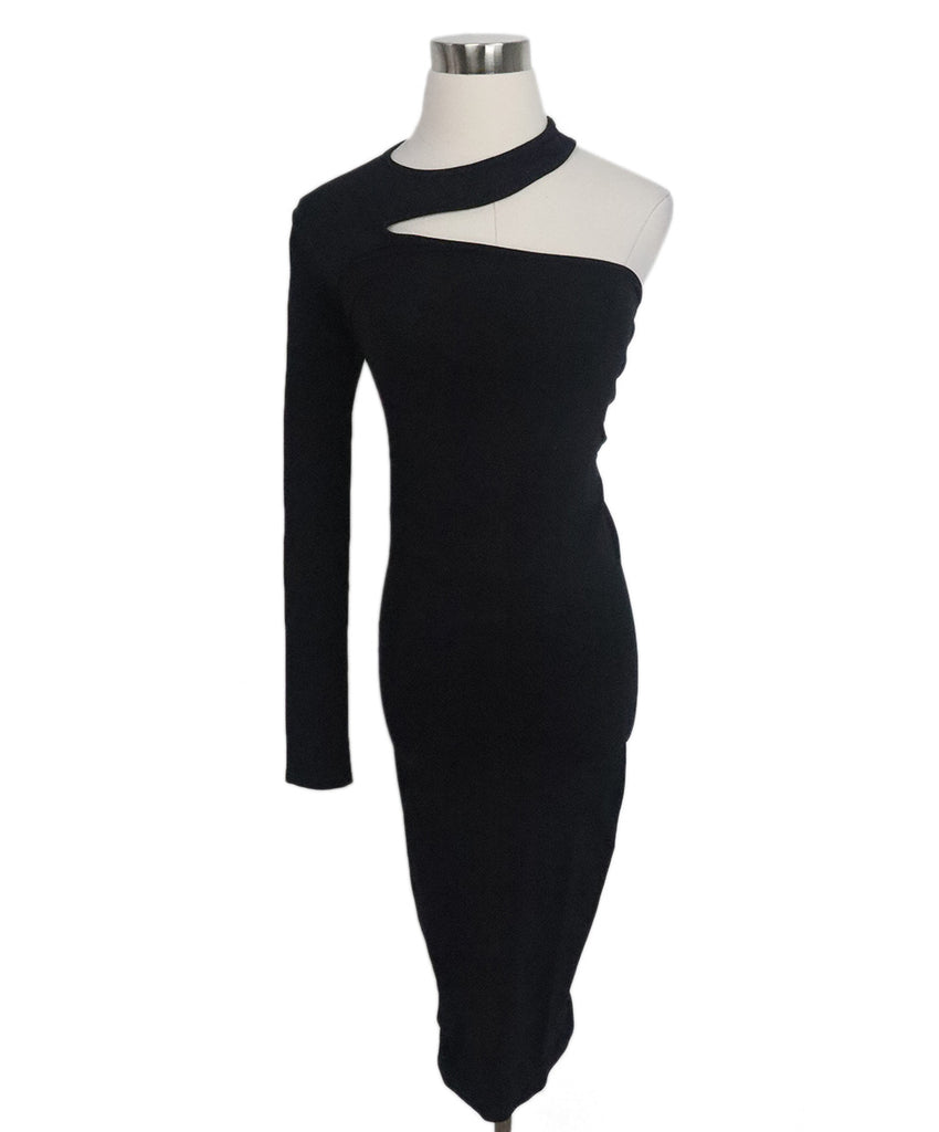 Helmut Lang Black Nylon Dress 