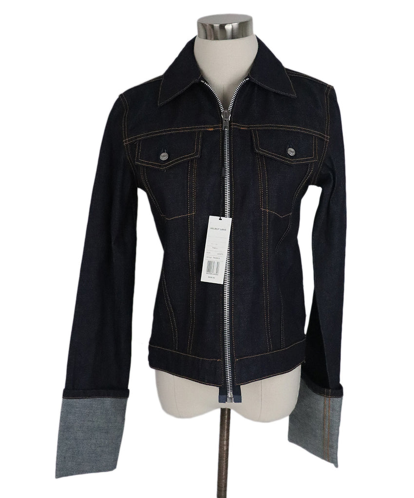 Helmut Lang Blue Denim Cotton Jacket 