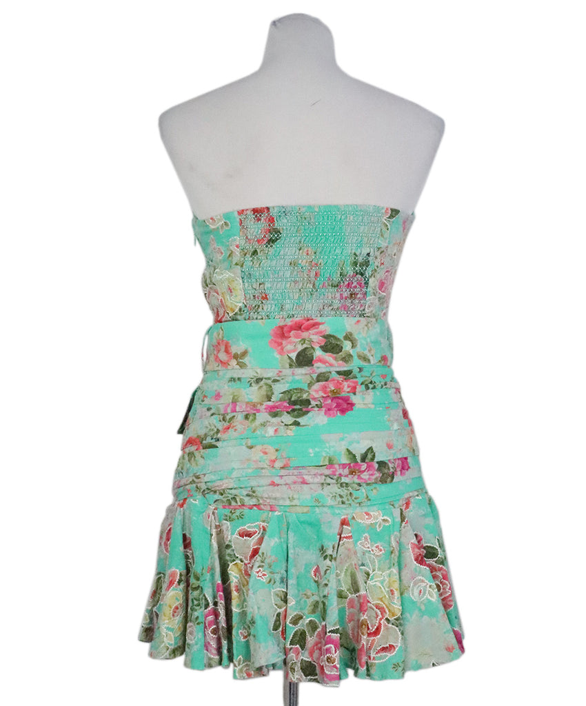Hemant & Nandita Green Floral Print Dress 2