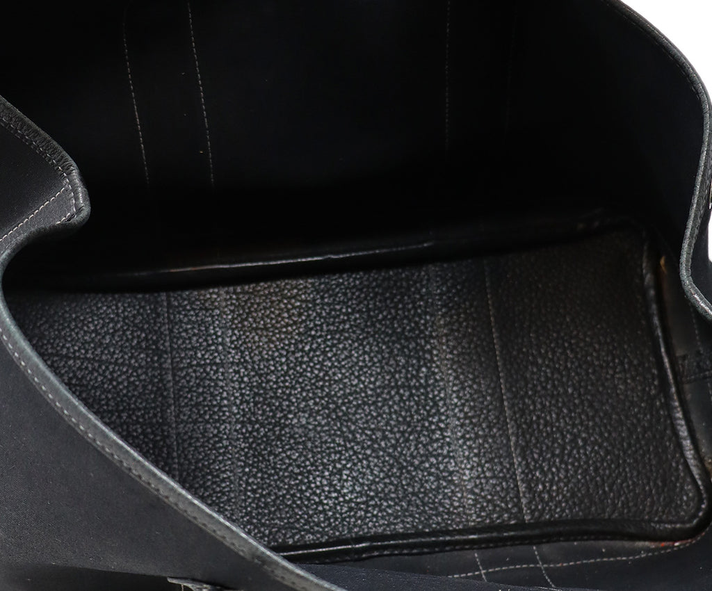Hermes Black 36cm Garden Party Tote 6