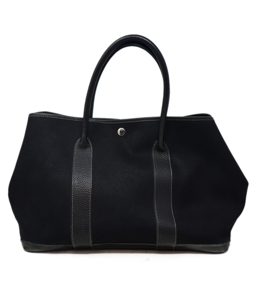 Hermes Black 36cm Garden Party Tote 