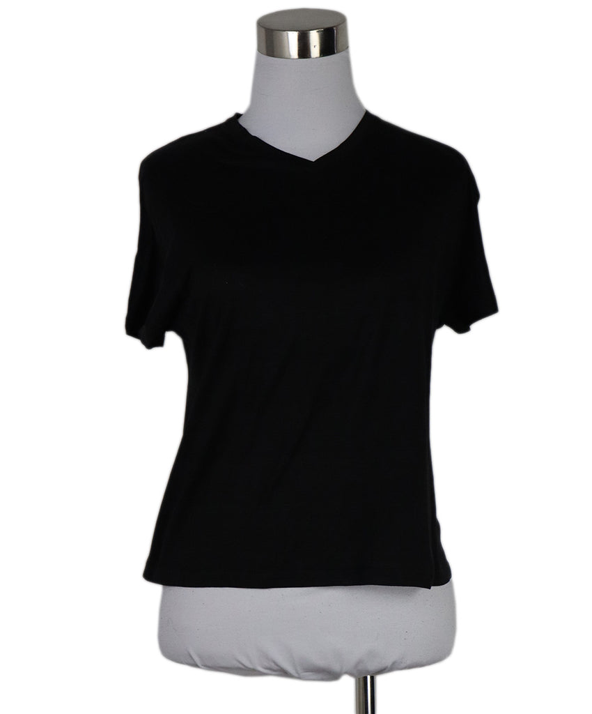 Hermes Black Cotton T-Shirt 