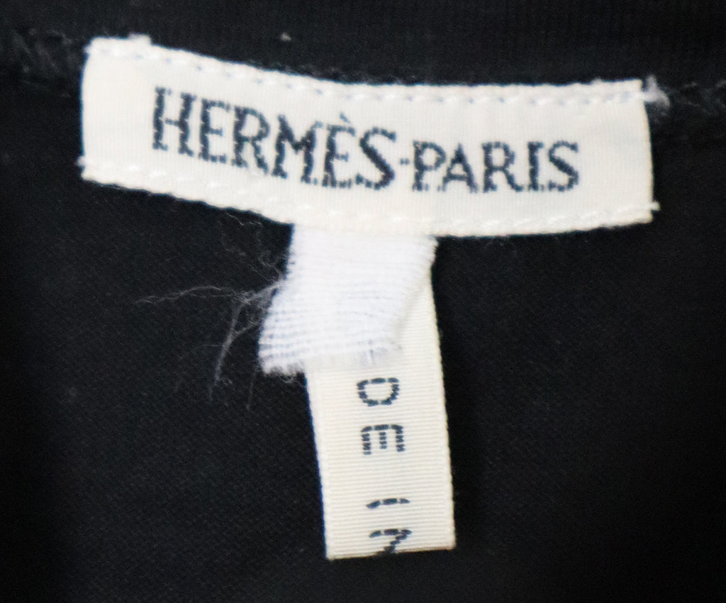 Hermes Black Cotton T-Shirt 3