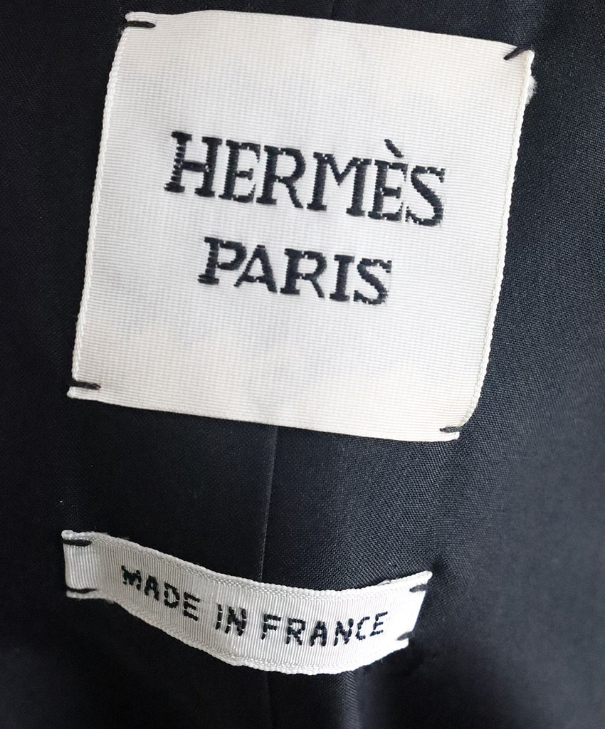 Hermes Black Velvet Jacket 3